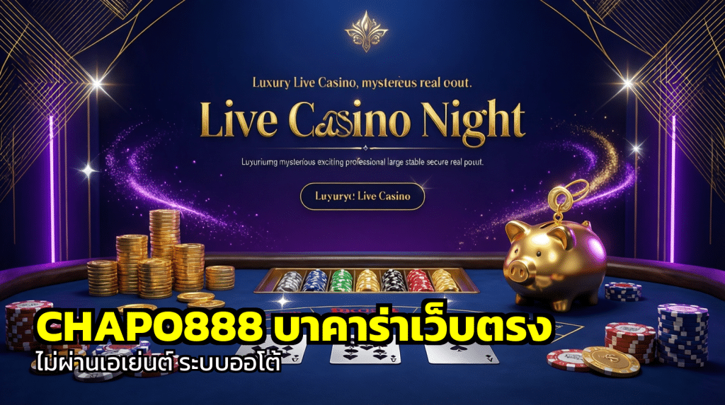 CHAPO888 บาคาร่าเว็บตรง